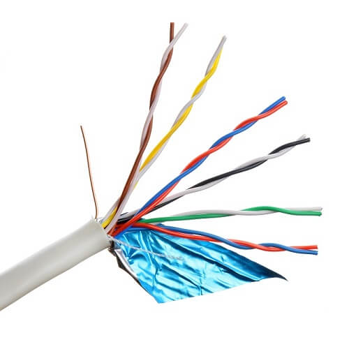 TEL-RJ11-WH/20 BQ CABLE - Cable: telephone