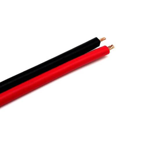 red black speaker cable