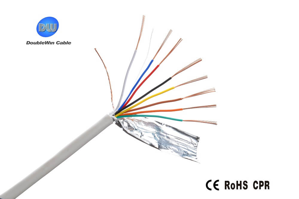 ALARM CABLE PRODUCTION FROM WIRE TO CABLE